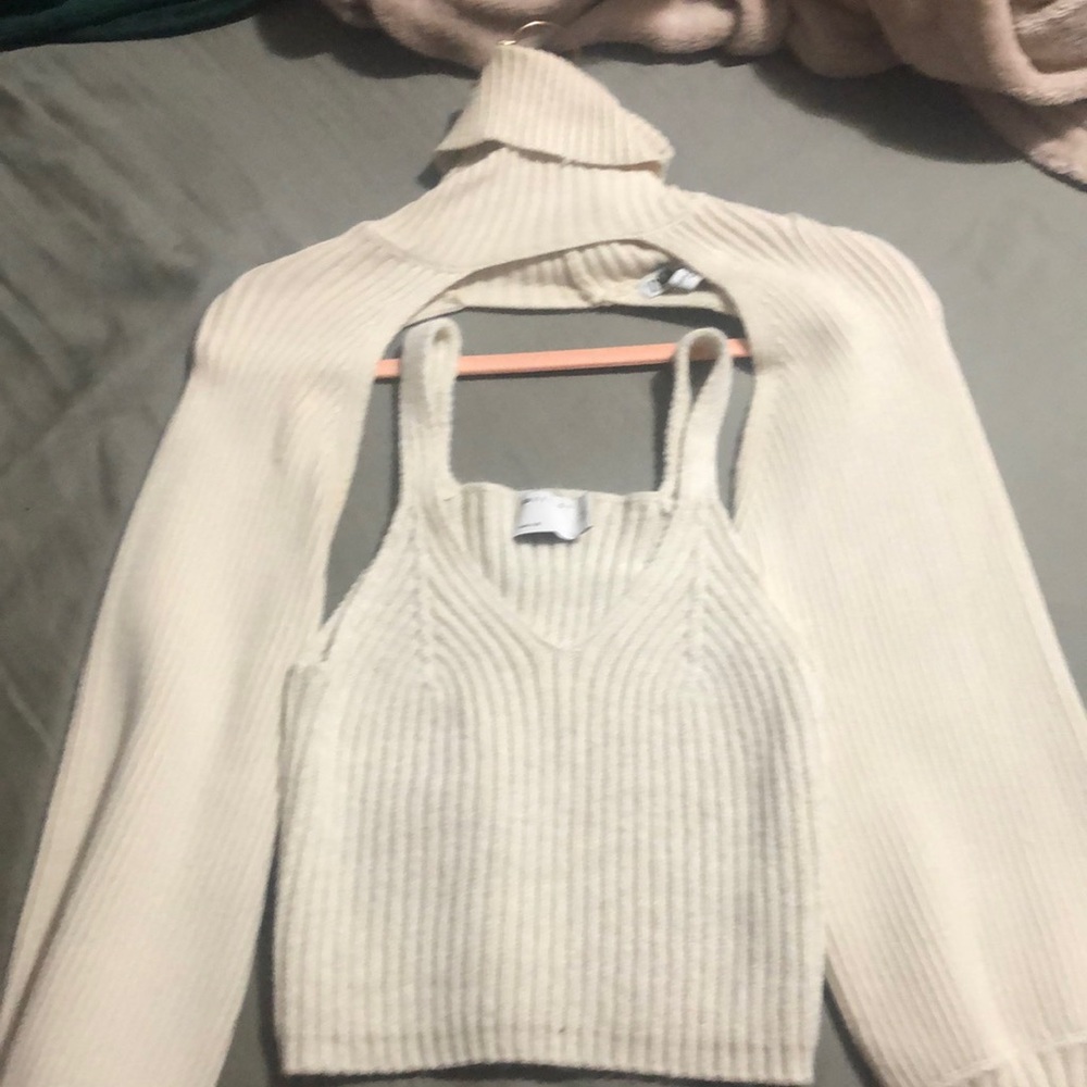 Zara cropped top and Asos top used once.